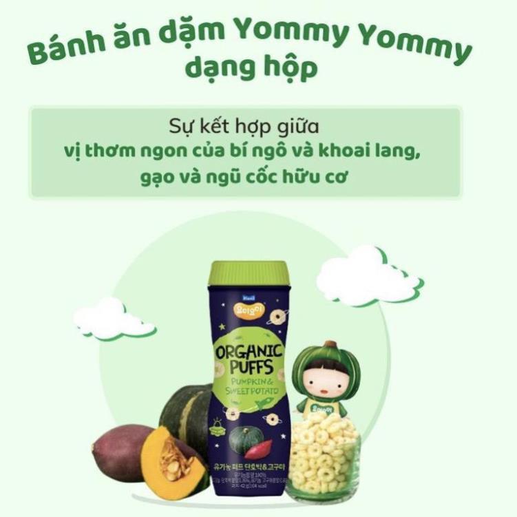 Bánh ăn dặm Organic Yommy Yommy Maeil