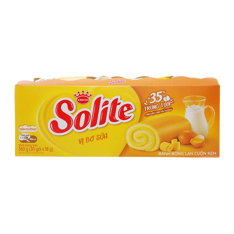 Bánh bông lan cuộn kem Solite