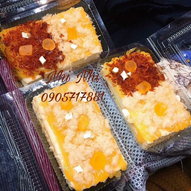 Cận cảnh những hộp bánh thơm ngon và ngập sốt của Bông lan trứng muối Nhi Nhi