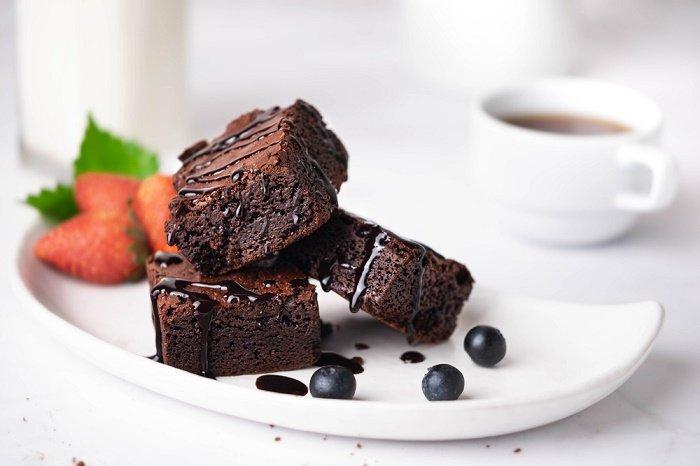 Bánh Brownie socola