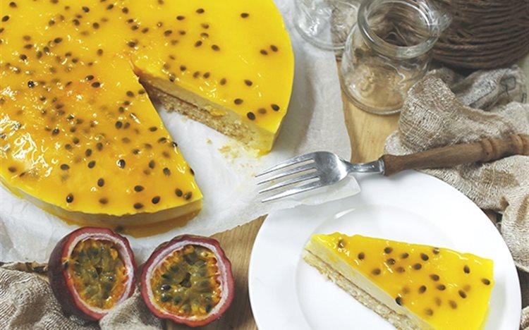 Bánh cheesecake chanh dây