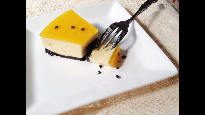Bánh cheesecake chanh leo