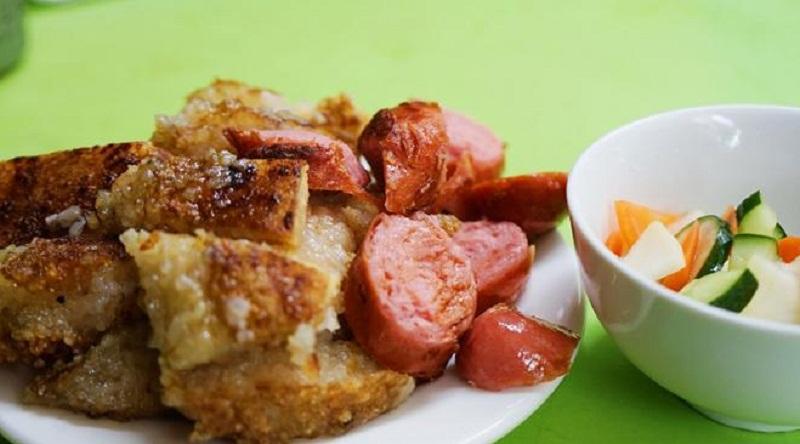 Bánh chưng rán Bác Hiền