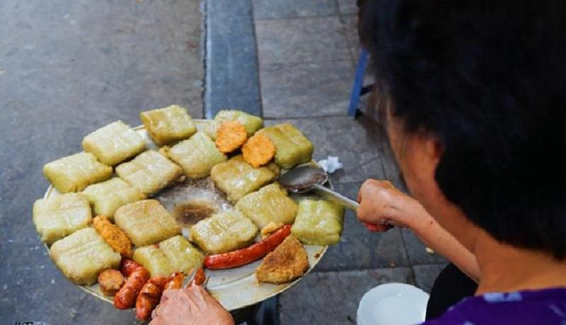 Bánh chưng rán Bác Hiền