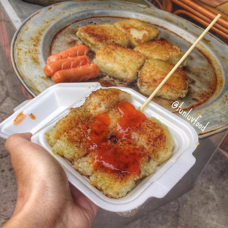 Bánh chưng rán Trương Định