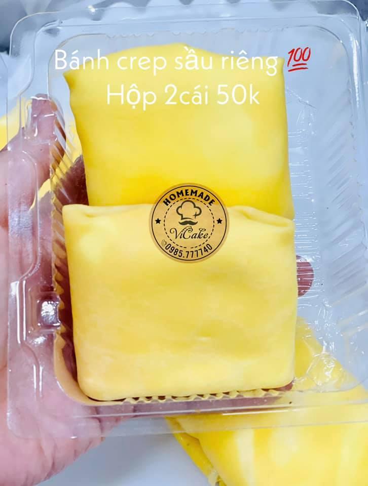 Bánh crep sầu riêng Vy Nguyễn