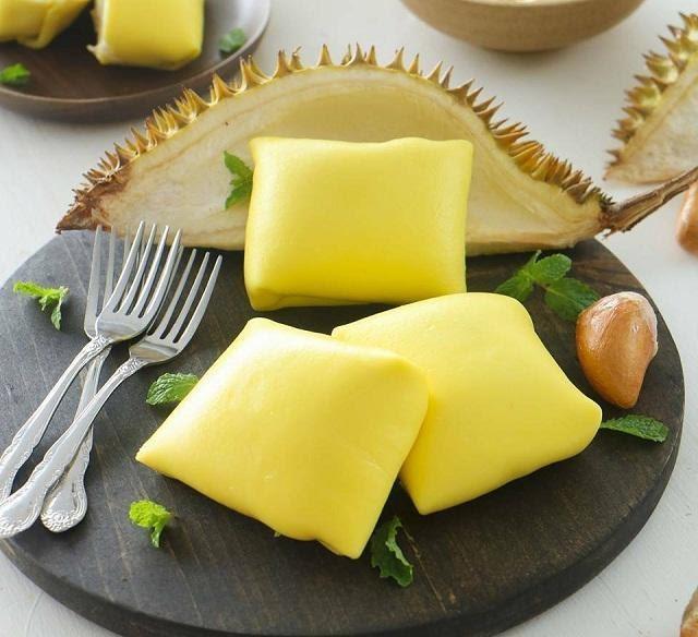 Bánh crepe sầu riêng