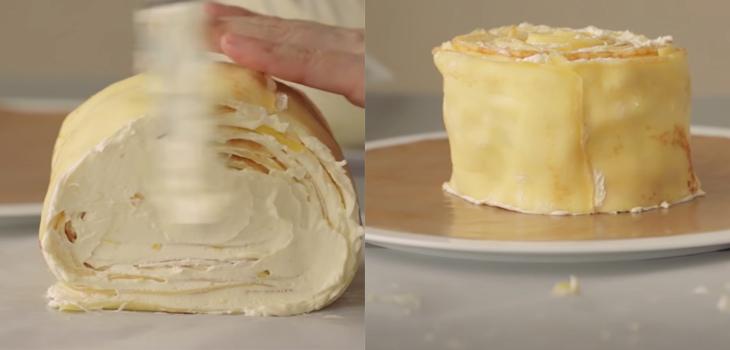 Bánh Crepe xoài ngàn lớp
