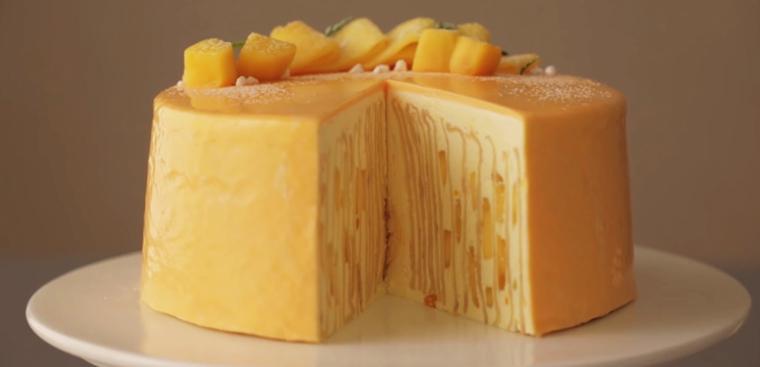 Bánh Crepe xoài ngàn lớp
