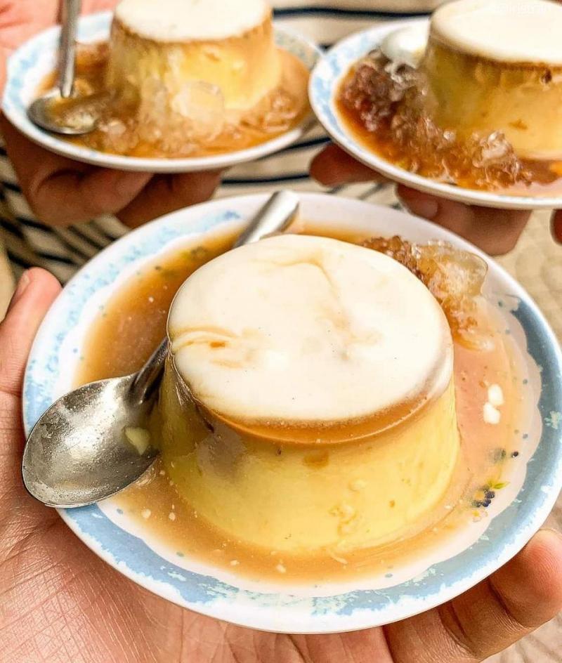 Bánh flan cốt dừa