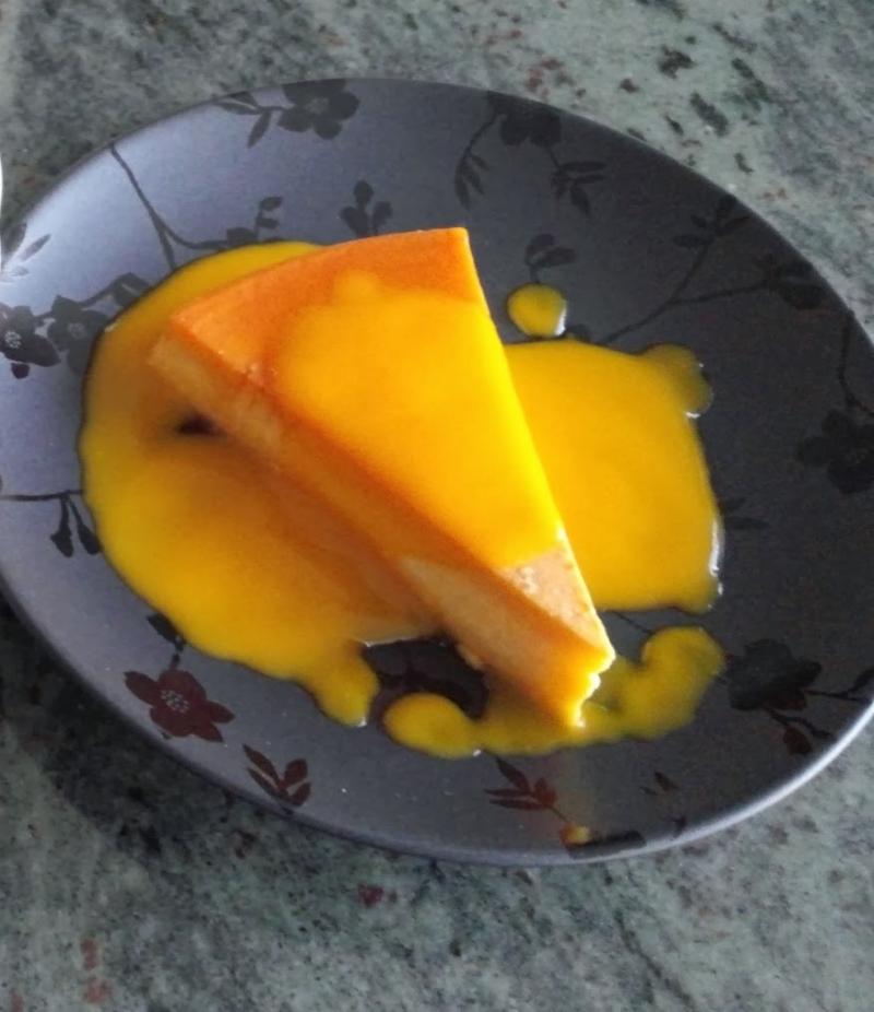 Bánh flan xoài nước cốt dừa