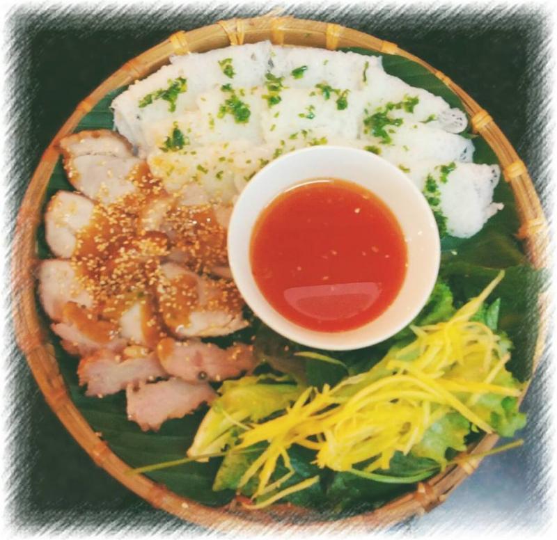 Bánh hỏi tại cô Ba quán