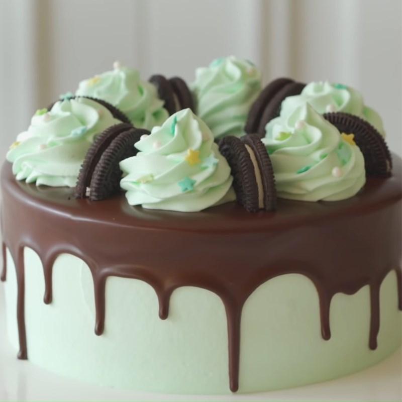 Bánh kem chocolate bạc hà