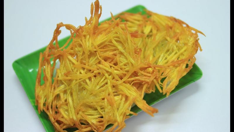 Bánh khoai lang giòn rụm