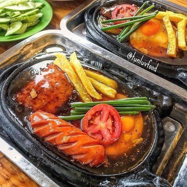 Bánh mì chảo Ô Long