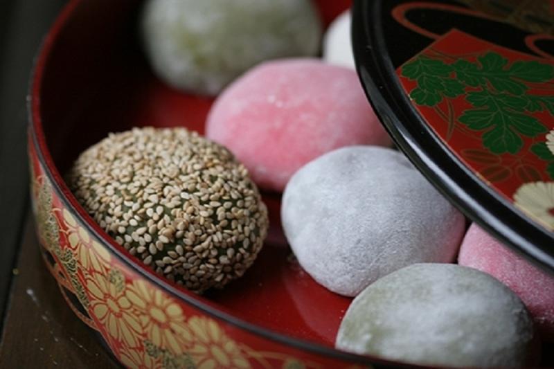 Bánh mochi chay tại các nhà hàng