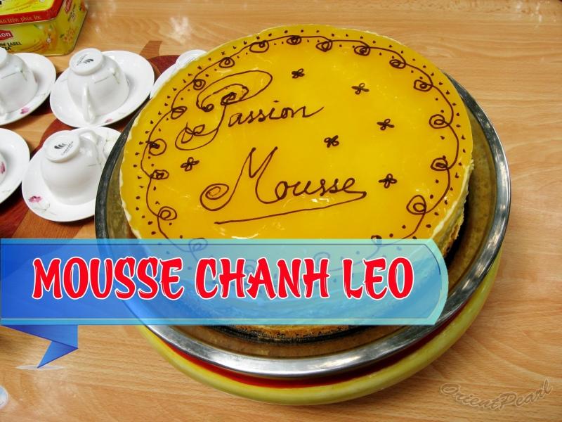 Bánh mouse chanh leo
