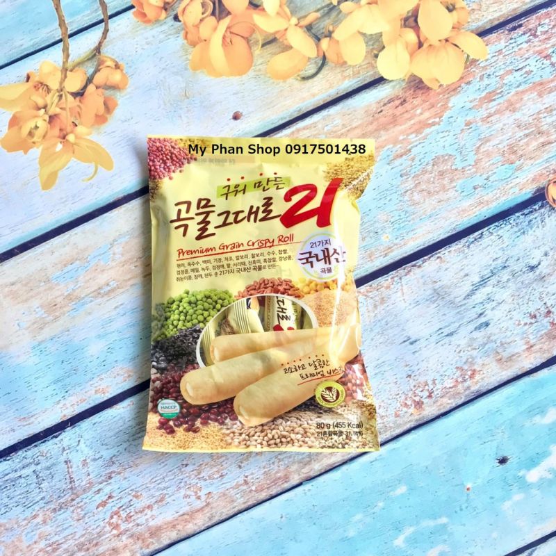 Bánh ngũ cốc 21 vị Gaemi Food Hàn Quốc