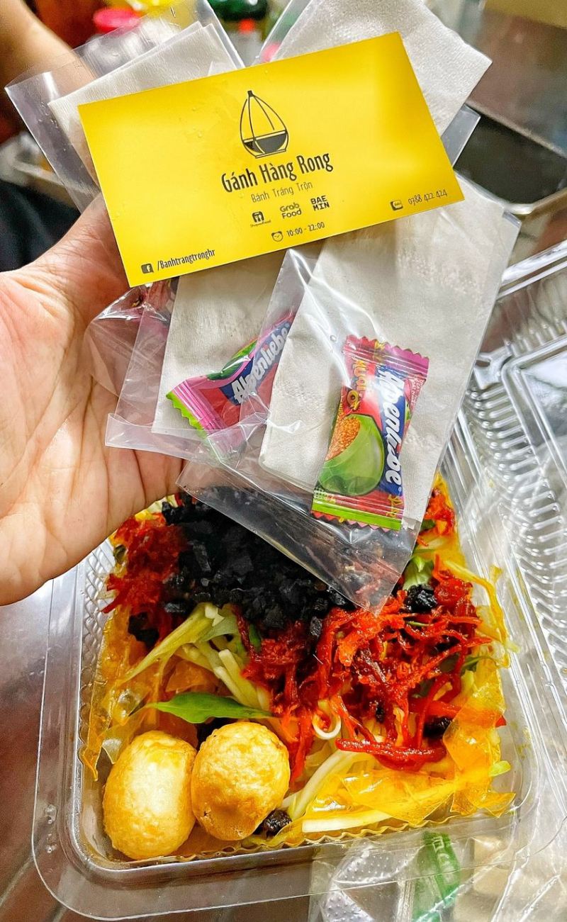 Bánh Tráng Trộn - Gánh Hàng Rong