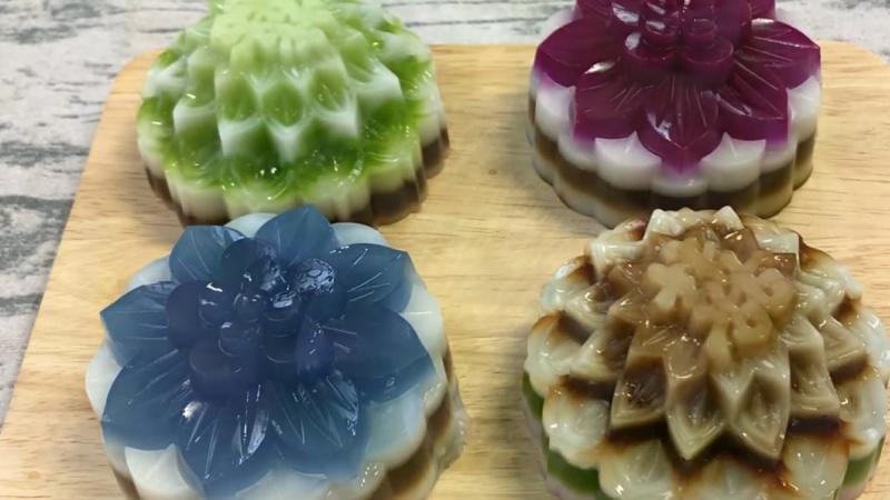 Bánh Trung Thu rau câu nhân phô mai