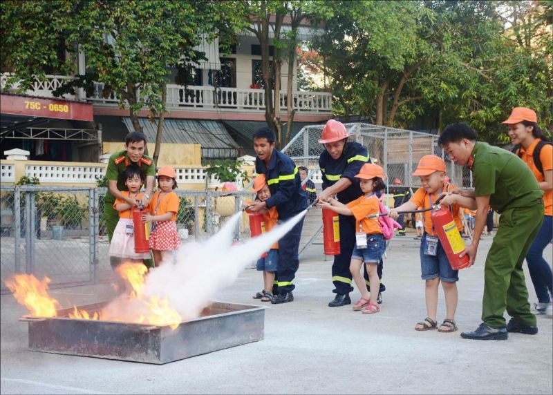 Báo cho người lớn khi phát hiện có cháy