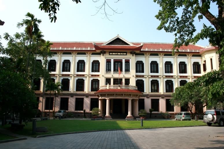 Bảo tàng Mỹ thuật Việt nam (số 66 Nguyễn Thái Học, Ba Đình, Tp.Hà Nội