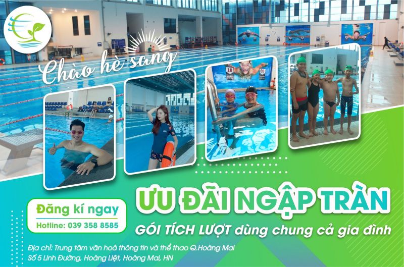 Bể bơi bốn mùa Hoàng Mai