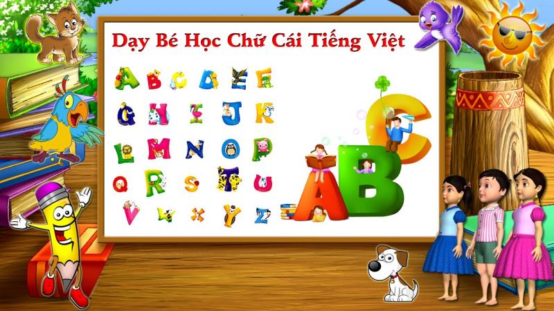 Bé Học Chữ Và Số, Tập Đánh Vần ABC