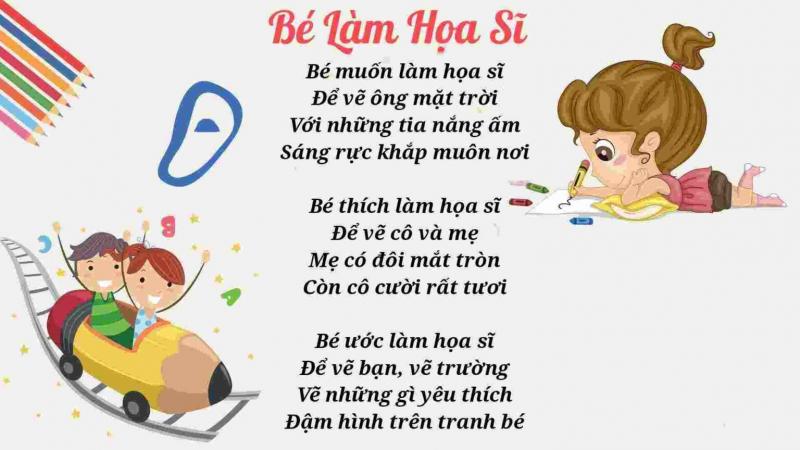 Bé làm hoạ sĩ