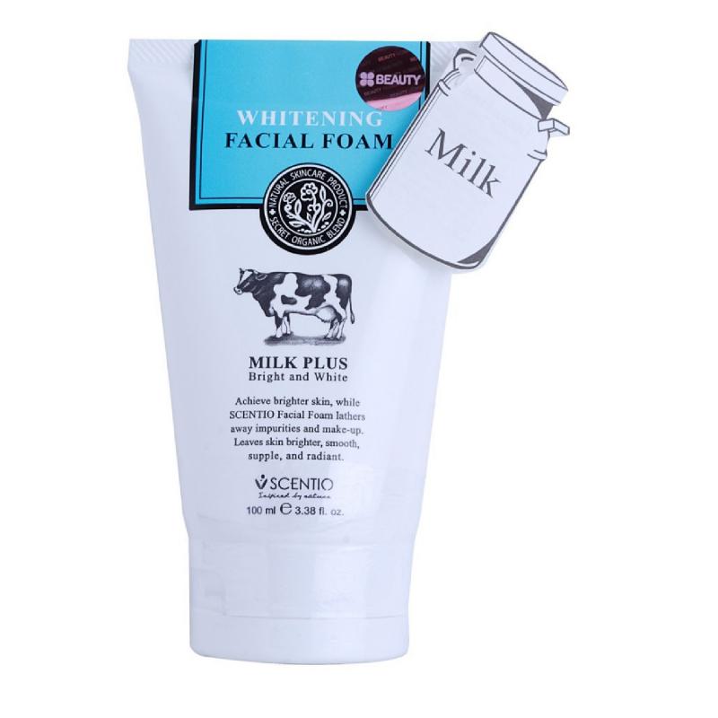 Sữa rữa mặt tạo bọt làm trắng da Beauty Buffet Scentio Milk Plus