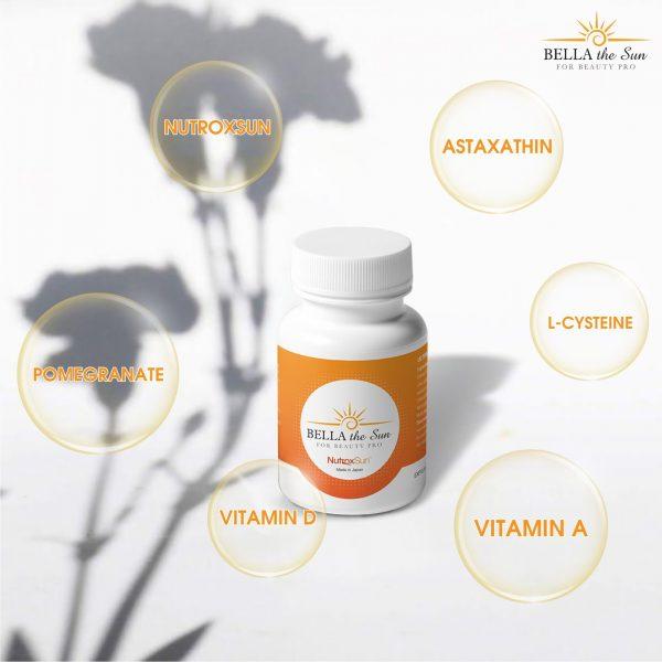 Bella The Sun -  Viên uống chống nắng nội sinh Nhật Bản