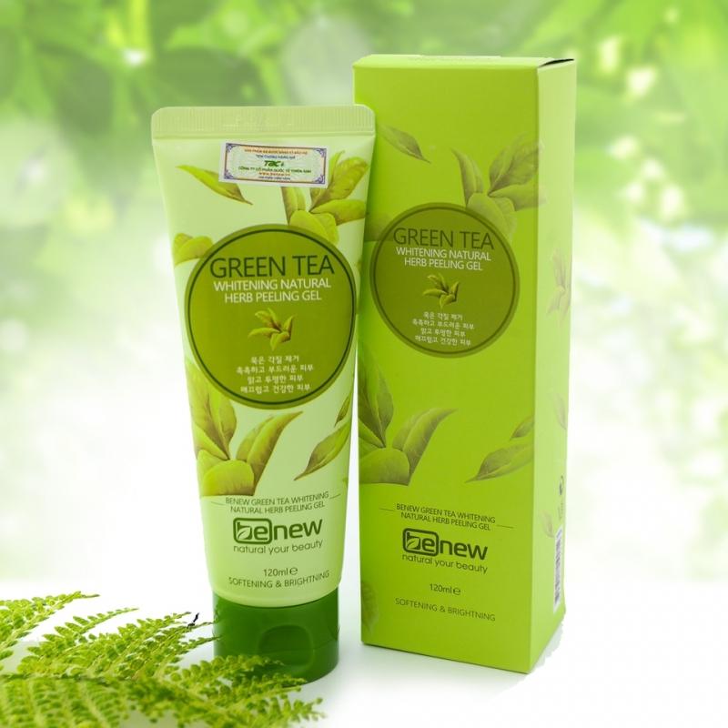 Tẩy tế bào chết trà xanh cao cấp Hàn Quốc Benew Green Tea Peeling Gel