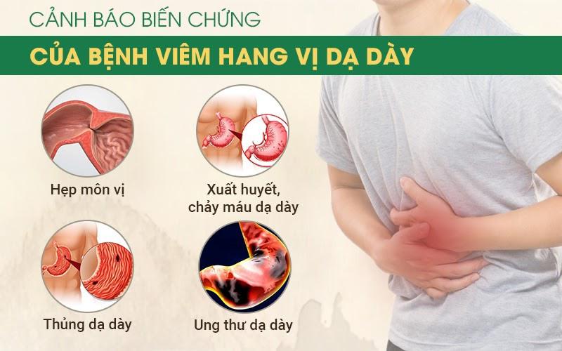 Biến chứng của viêm hang vị dạ dày