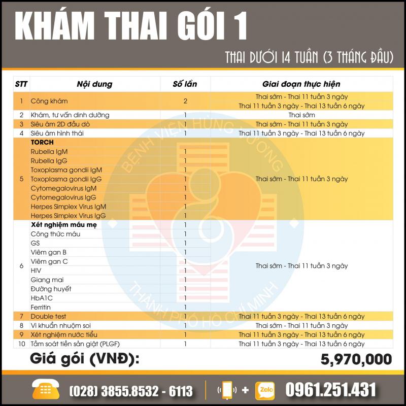 Bảng giá tham khảo