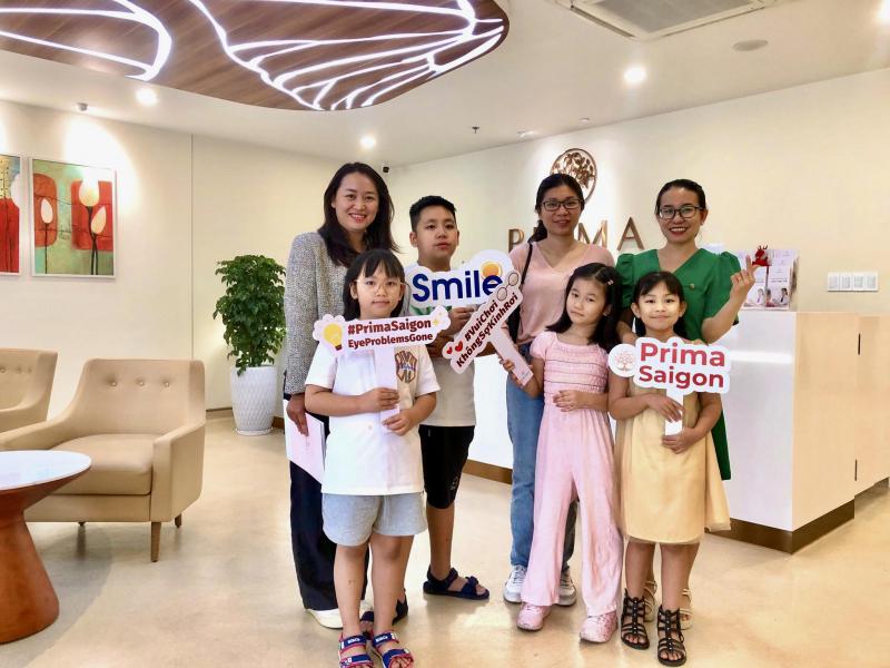 Chương trình tầm soát Mắt Cận Thị ở Trẻ Em của bệnh viện Mắt Prima Sài Gòn được bệnh nhân đón nhận