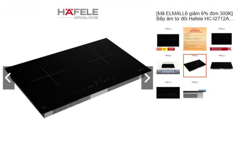 Bếp âm từ đôi Hafele HC-I2712A