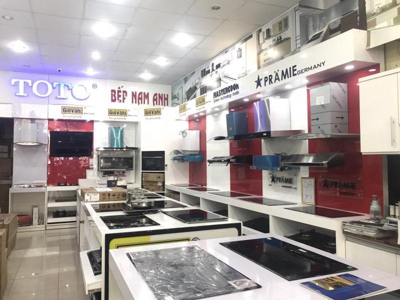 Không gian trưng bày thiết bị bếp tại Bếp Nam Anh Vũng Tàu
