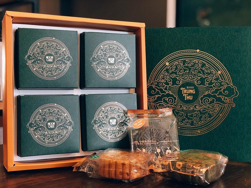Hộp bánh sang trọng hiện đại
