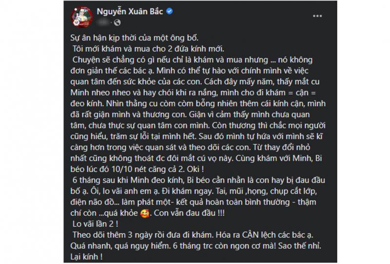 Câu trả lời cực gắt của Xuân Bắc khi bị bình luận kém duyên (Ảnh chụp màn hình)