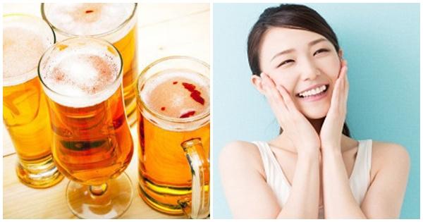 Bia giúp làn da bạn săn chắc và mịn màng