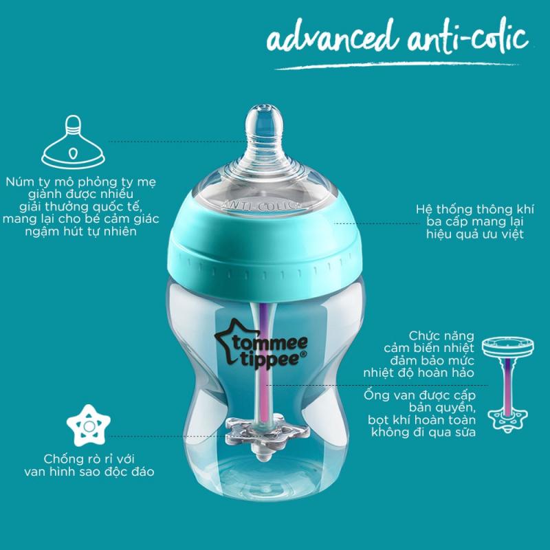 Bình sữa chống đầy hơi Tommee Tippee Advanced Anti-Colic