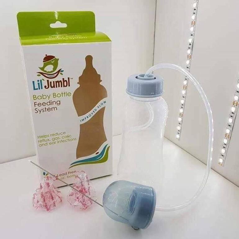 Bình sữa rảnh tay Lil Jumbl