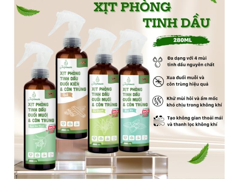 Bình xịt phòng tinh dầu Julyhouse