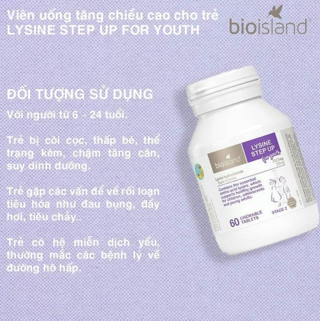 Bioisland Lysine Step Up For Youth