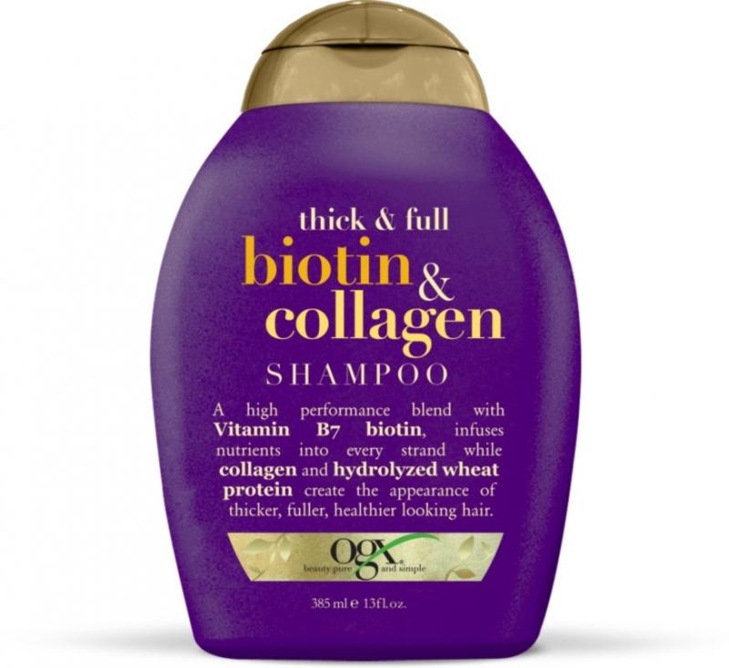 Dầu gội dưỡng dày tóc OGX Thick & Full + Biotin & Collagen Shampoo