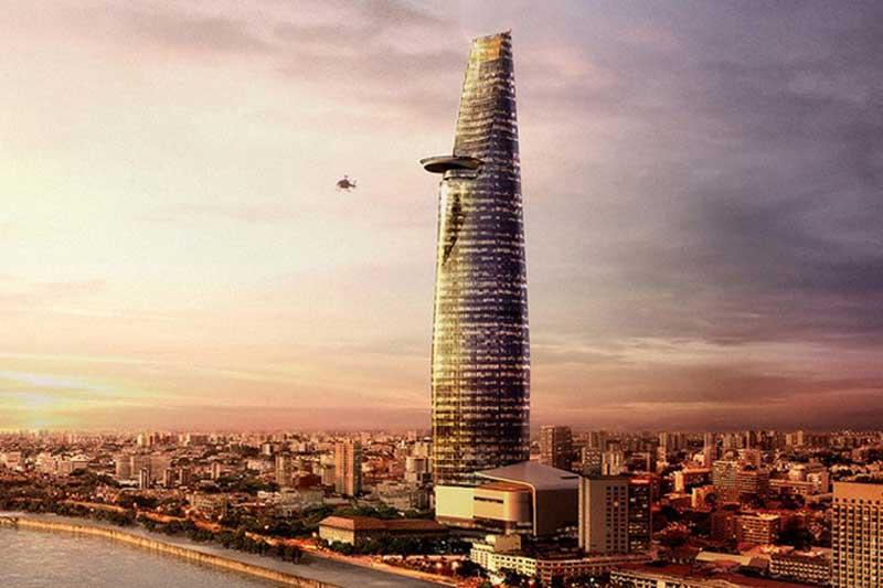 Bitexco Financial Tower toàn nhà cao chọc trời