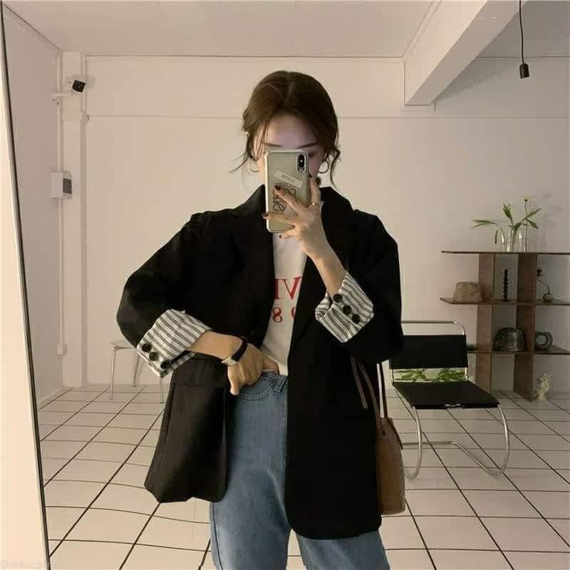 Blazer + quần Jeans