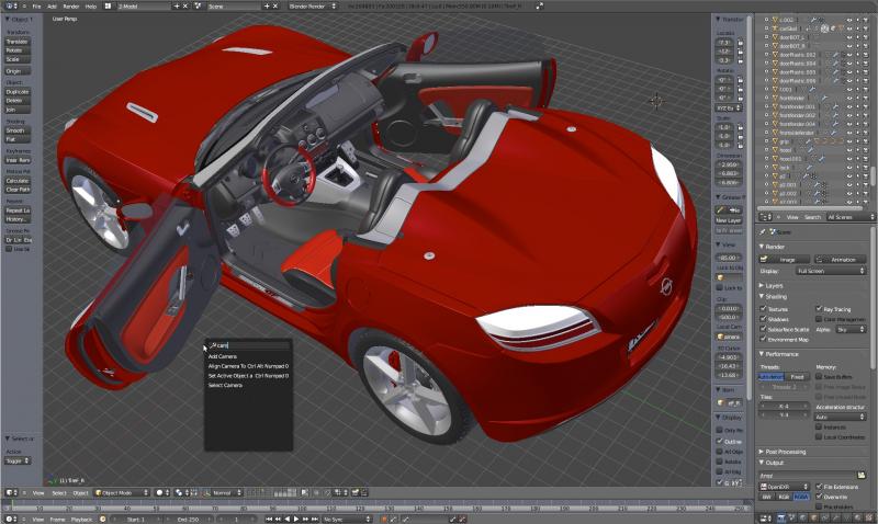 Blender có thể thiết kế nhiều sản phẩm khác nhau