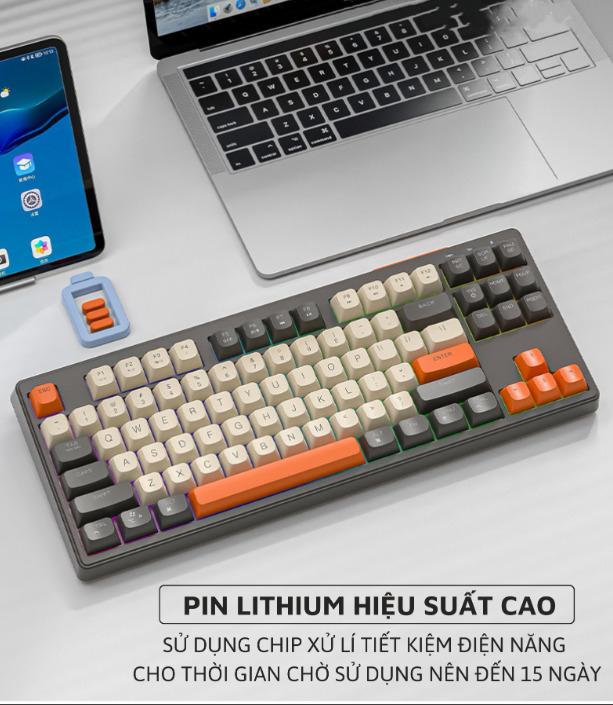 Bộ bàn phím chuột Bluetooth không dây Ziyou M87