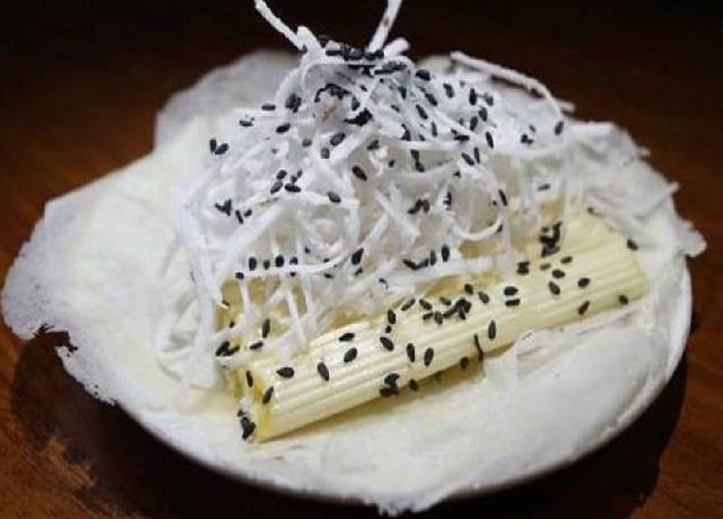 Bò bía ngọt cuốn